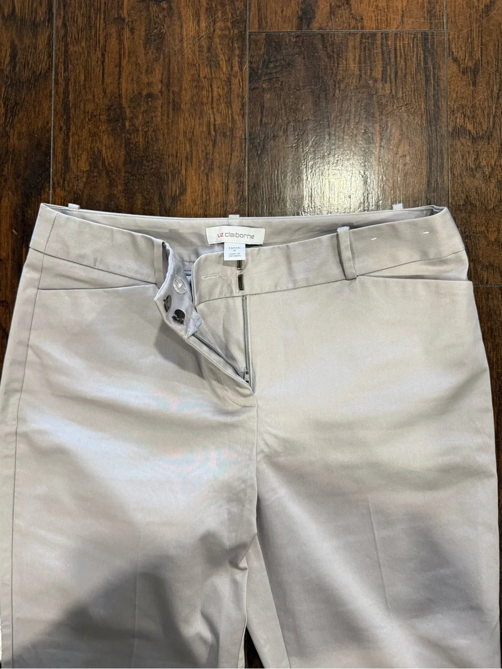 Liz Claiborne Light Taupe Straight Leg Dress Pants